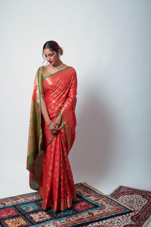 Rajpath Anika Festive Wear Weaving Silk Saree Collection